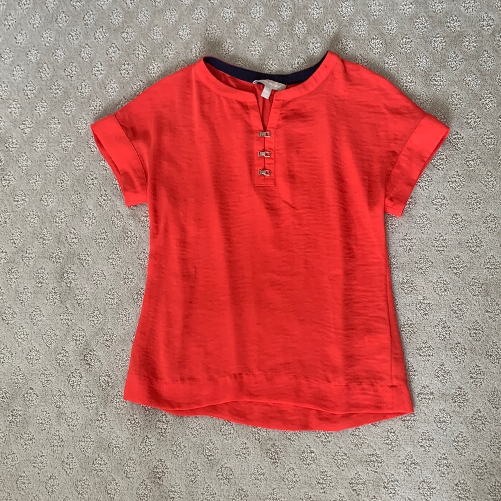Orange blouse